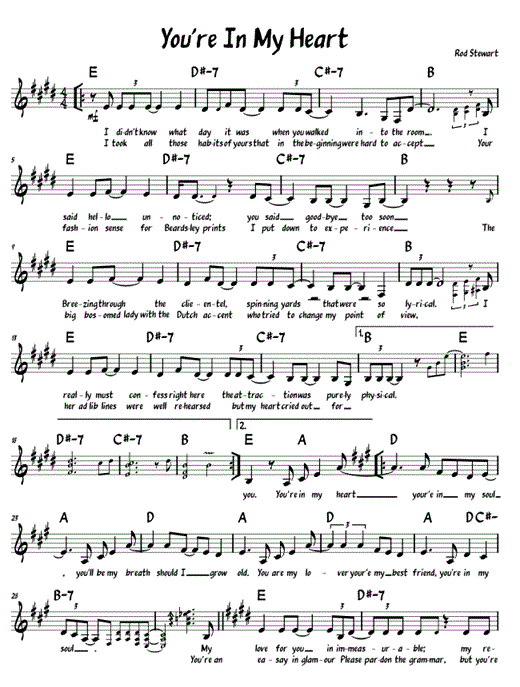 Sheet Music